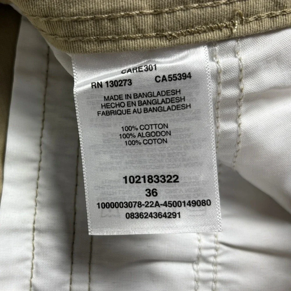 Lee Cargo Shorts Mens 36 Tan Khaki Cotton Utility 102183322